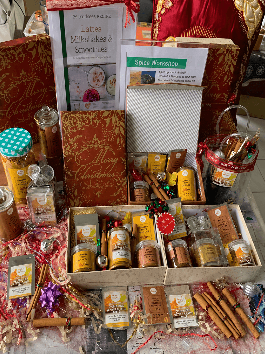 Hearty Spices in-store promotion display