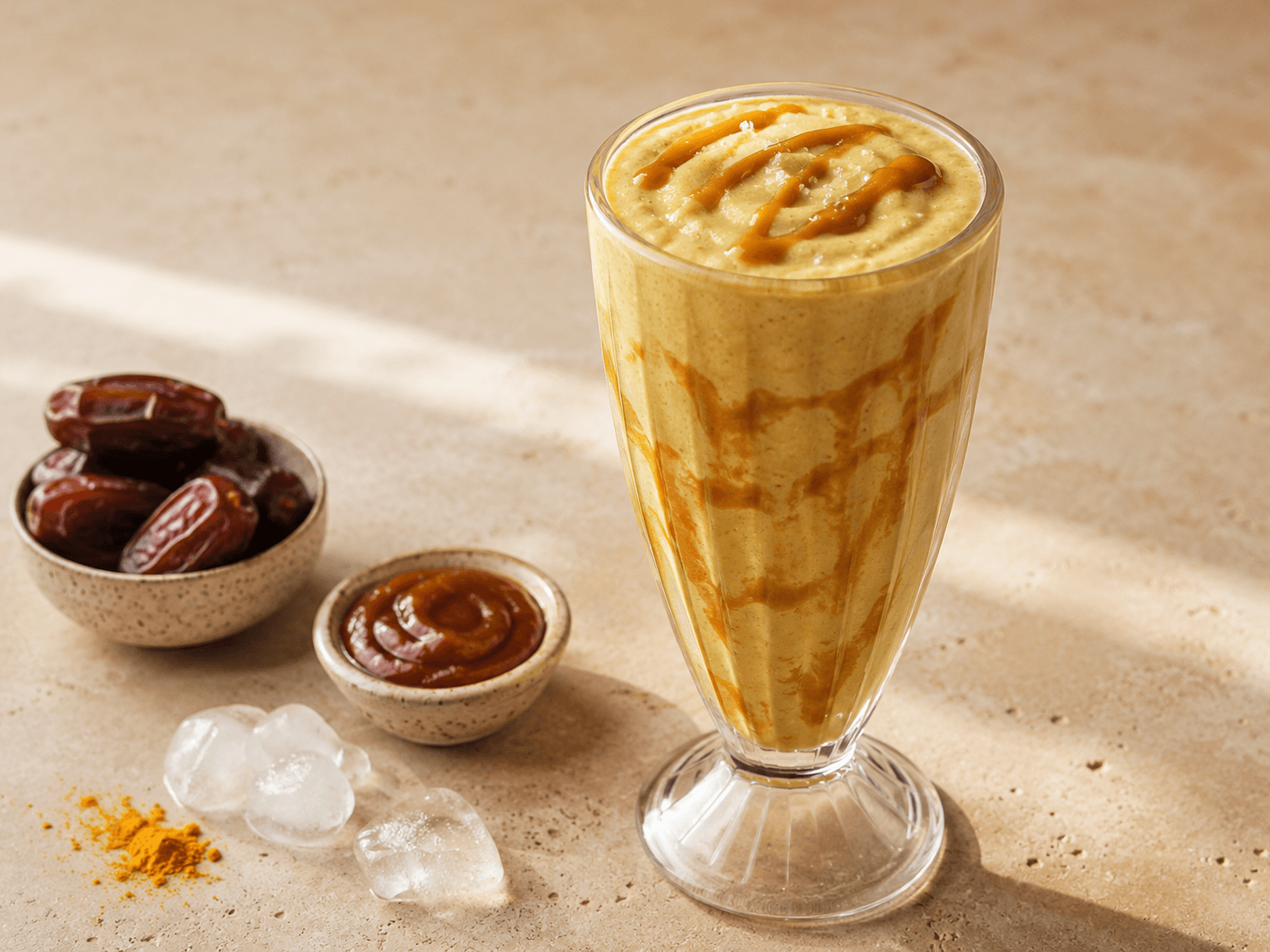 Salted Date Caramel Milkshake