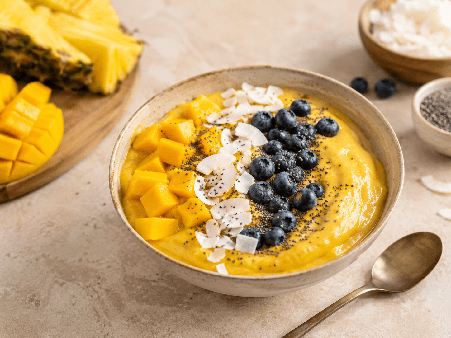 Tropical Turmeric Smoothie Bowl