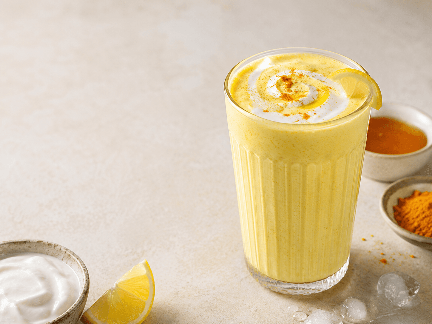 Turmeric Lassi — Indian Yogurt Drink